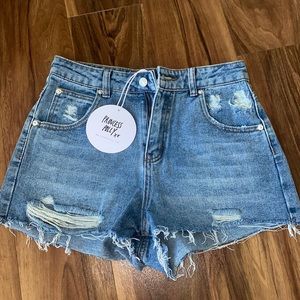 NWT Princess Polly jean shorts